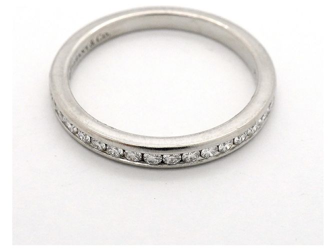 Autre Marque Tiffany & Co. Half Eternity Band Ring mit Kanalfassung - Ansicht 3