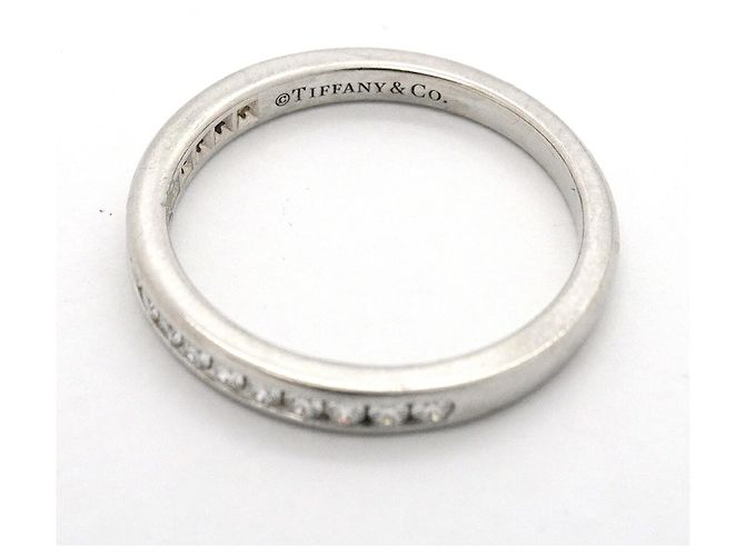 Autre Marque Tiffany & Co. Half Eternity Band Ring mit Kanalfassung - Ansicht 4