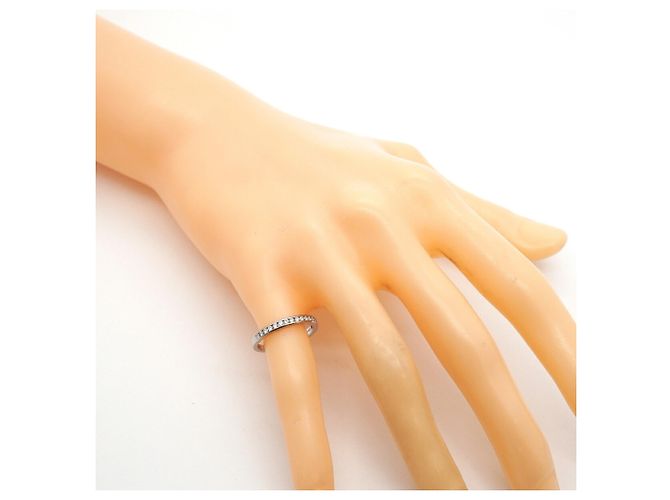 Autre Marque Tiffany & Co. Half Eternity Band Ring mit Kanalfassung - Ansicht 7