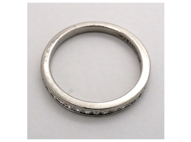 Autre Marque Tiffany & Co. Half Eternity Band Ring mit Kanalfassung - Ansicht 8