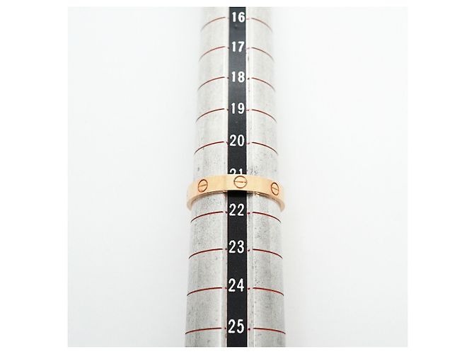 Bague Mini Love Cartier en or rose 18K - vue 6