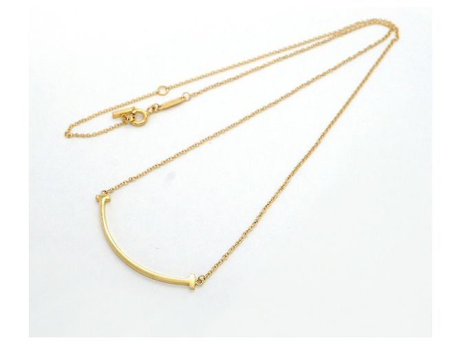 Autre Marque Tiffany & Co. Collana T Smile Small - Oro giallo 18K - vista 3