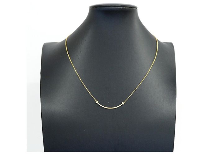 Autre Marque Tiffany & Co. Collana T Smile Small - Oro giallo 18K - vista 6