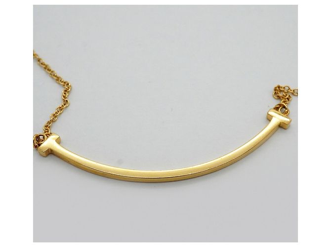 Autre Marque Tiffany & Co. Collana T Smile Small - Oro giallo 18K - vista 7