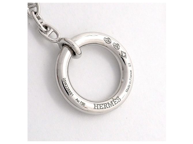 Hermès Hermes New Farandole Halskette in 18K Weißgold mit Diamant - Ansicht 5