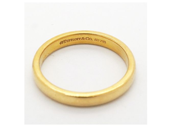 Autre Marque Tiffany & Co. Ehering aus 18K Gelbgold - Ansicht 4