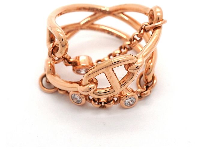 Ring Hermès Anillo Hermes Chaine d'Ancre Chaos - vista 3