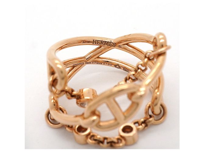 Ring Hermès Anillo Hermes Chaine d'Ancre Chaos - vista 4