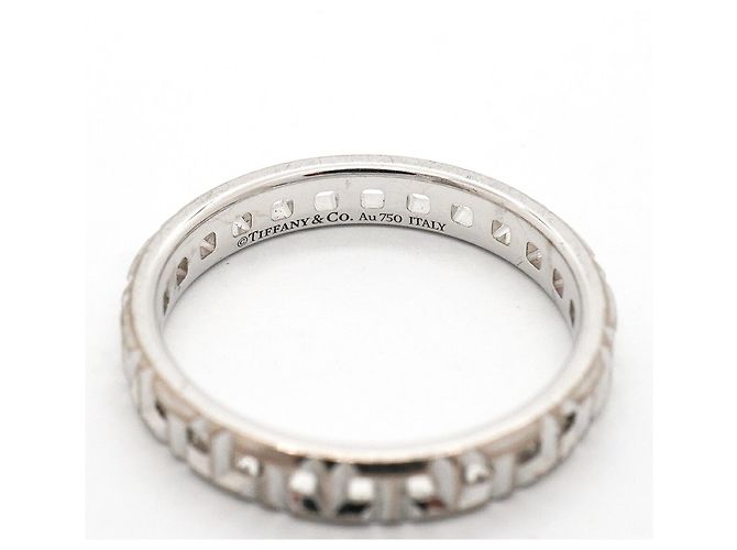 Autre Marque Anello Tiffany & Co. T True Narrow in oro bianco 18K - vista 4