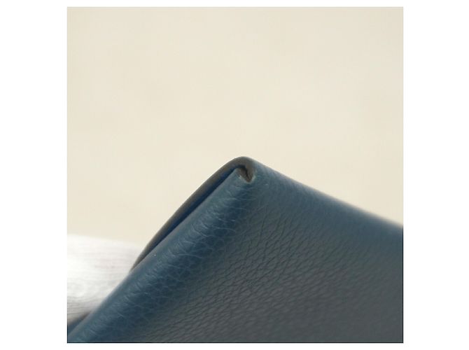 Hermès Hermes Bastia Verso Evercolor Coin Case Blu navy - vista 6