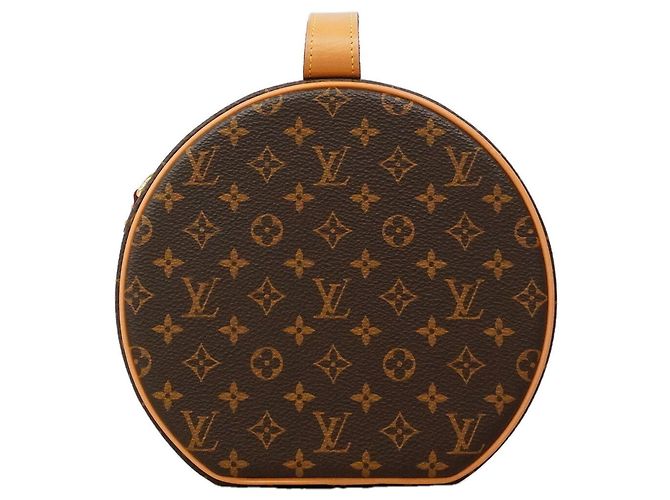 Borsa a tracolla Louis Vuitton Monogram Petite Boite Chapeau Marrone - vista 10