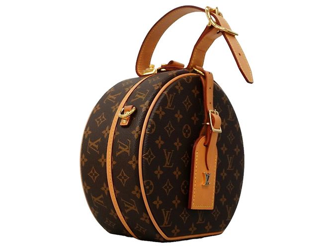 Borsa a tracolla Louis Vuitton Monogram Petite Boite Chapeau Marrone - vista 2