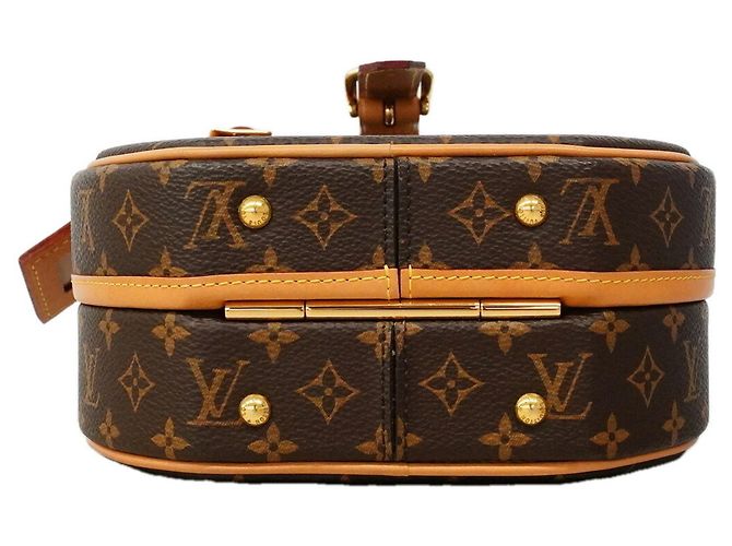 Borsa a tracolla Louis Vuitton Monogram Petite Boite Chapeau Marrone - vista 3