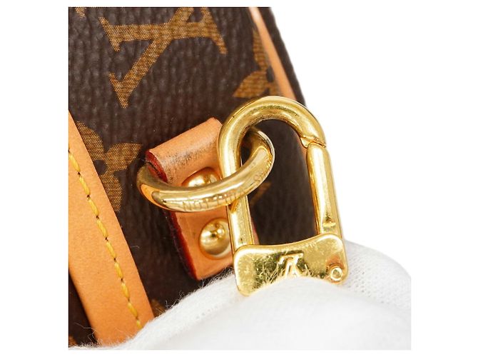 Borsa a tracolla Louis Vuitton Monogram Petite Boite Chapeau Marrone - vista 7