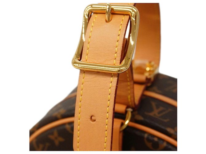 Borsa a tracolla Louis Vuitton Monogram Petite Boite Chapeau Marrone - vista 9