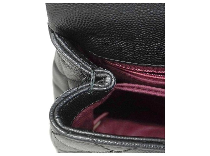 Coco Handle Borsa a mano Chanel in vitello grana nero - vista 10