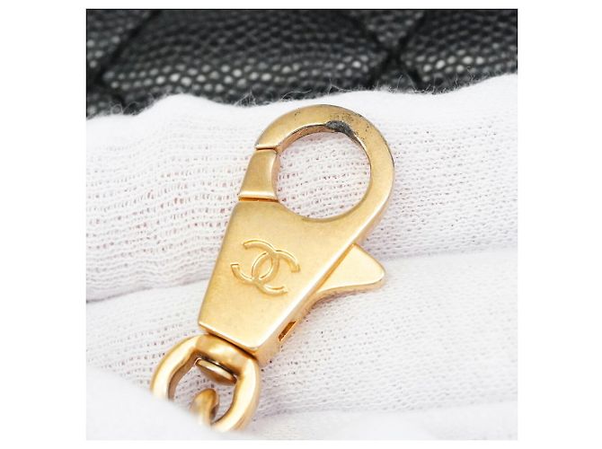 Coco Handle Borsa a mano Chanel in vitello grana nero - vista 12