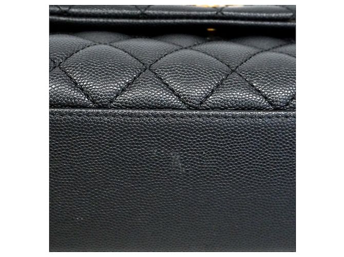 Coco Handle Borsa a mano Chanel in vitello grana nero - vista 13