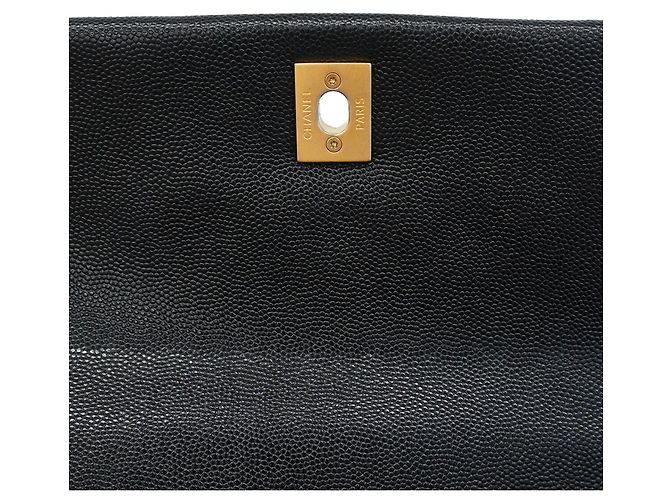 Coco Handle Borsa a mano Chanel in vitello grana nero - vista 14