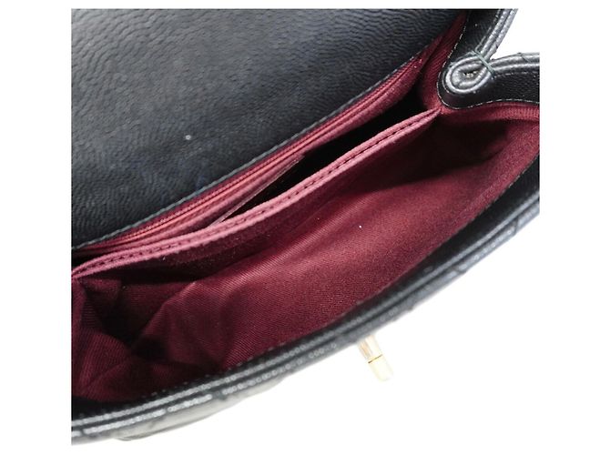 Coco Handle Borsa a mano Chanel in vitello grana nero - vista 4