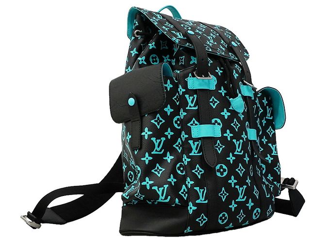Mochila Louis Vuitton Monogram Playground Christopher MM Preto - vista 2
