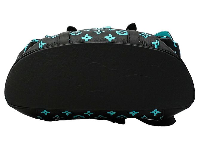 Mochila Louis Vuitton Monogram Playground Christopher MM Preto - vista 3