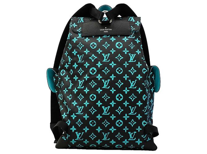 Mochila Louis Vuitton Monogram Playground Christopher MM Preto - vista 7