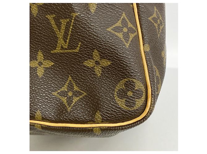 Sac à main Louis Vuitton Monogram Speedy 35 Marron - vue 6