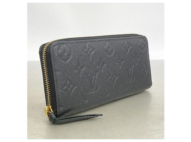Louis Vuitton Monogram Empreinte Portefeuille Clemence Long Wallet Black - view 2