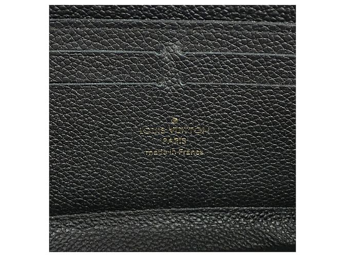 Louis Vuitton Monogram Empreinte Portefeuille Clemence Long Wallet Black - view 4