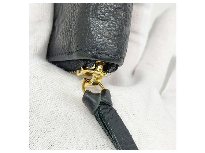 Louis Vuitton Monogram Empreinte Portefeuille Clemence Long Wallet Black - view 7
