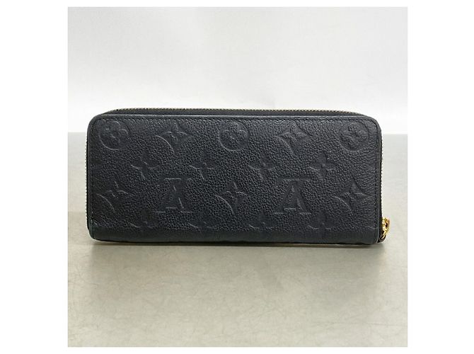 Louis Vuitton Monogram Empreinte Portefeuille Clemence Long Wallet Black - view 8