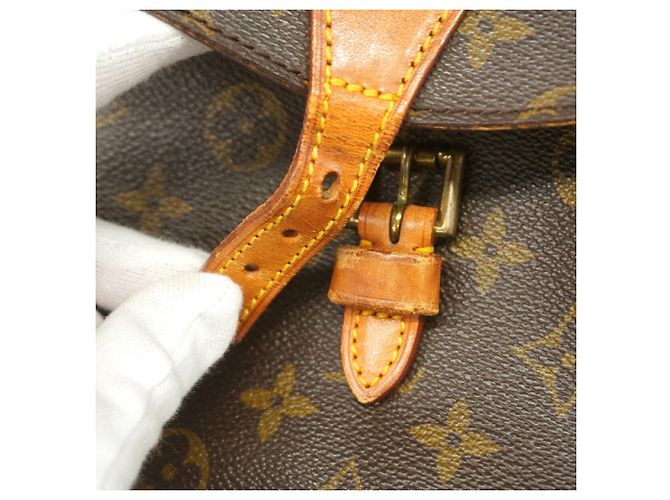 Borsa a tracolla Louis Vuitton Monogram Jeune Fille MM Marrone - vista 9