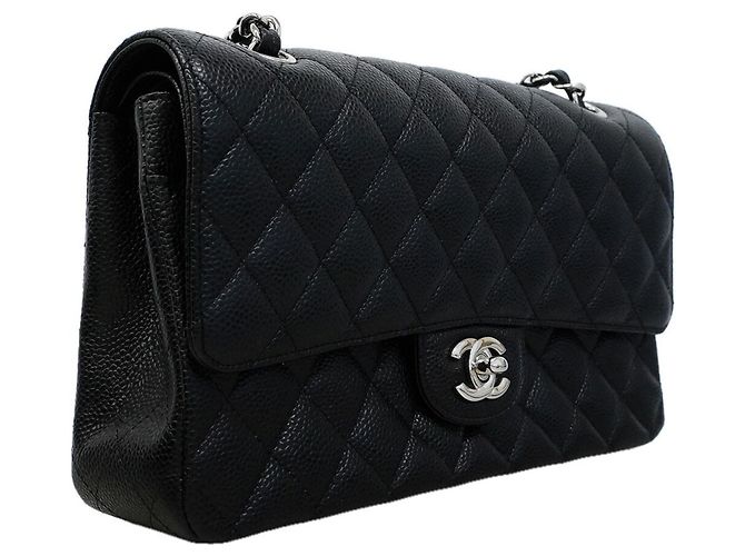 Bolsa de Ombro Chanel Matelassé Preto - vista 2