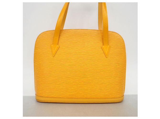 Louis Vuitton Epi Lussac Schultertasche Gelb - Ansicht 11