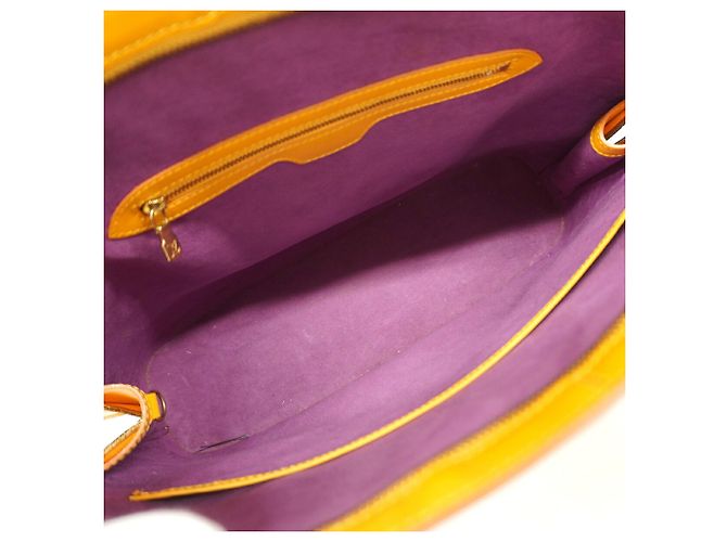 Louis Vuitton Epi Lussac Schultertasche Gelb - Ansicht 4