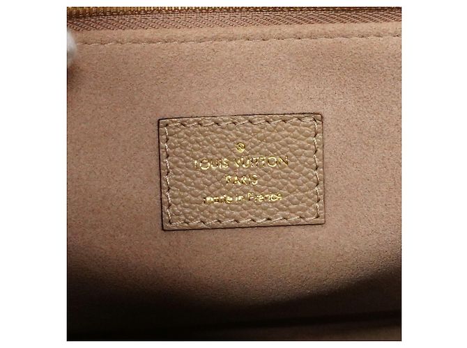 Sac à main Louis Vuitton Monogram Empreinte Bicolor OnTheGo PM Gris Écru - vue 5