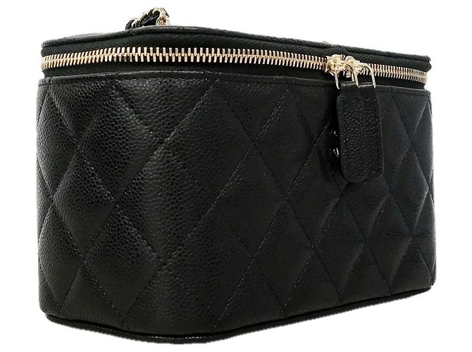 Bolso de hombro Chanel Matelassé con cadena Negro - vista 2