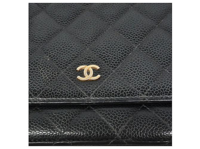 Carteira de Ombro com Corrente Chanel Matelassé Preto - vista 12