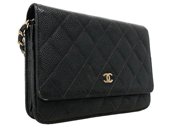 Carteira de Ombro com Corrente Chanel Matelassé Preto - vista 2