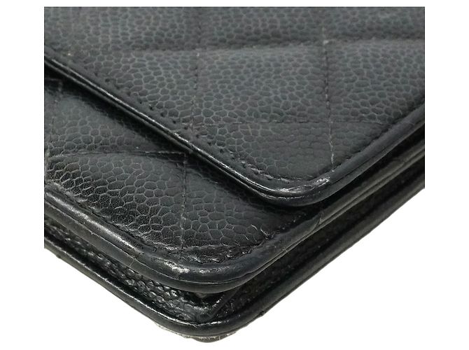 Carteira de Ombro com Corrente Chanel Matelassé Preto - vista 7
