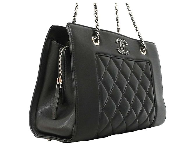 Borsa a tracolla con catena Chanel Mademoiselle Nero - vista 2