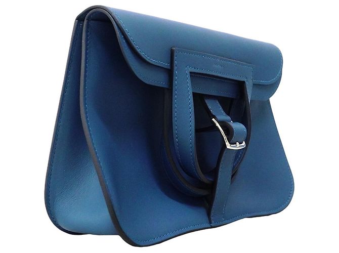 Hermès Sac à main Hermes Alzan Mini Bleu - vue 2