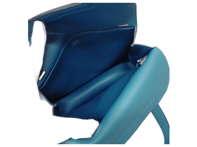 Hermès Sac à main Hermes Alzan Mini Bleu - vue 4