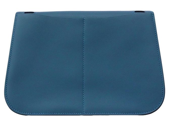Hermès Sac à main Hermes Alzan Mini Bleu - vue 6