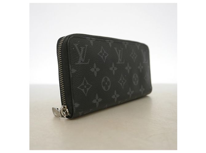 Cartera Zippy Louis Vuitton Monogram Eclipse Negro - vista 2