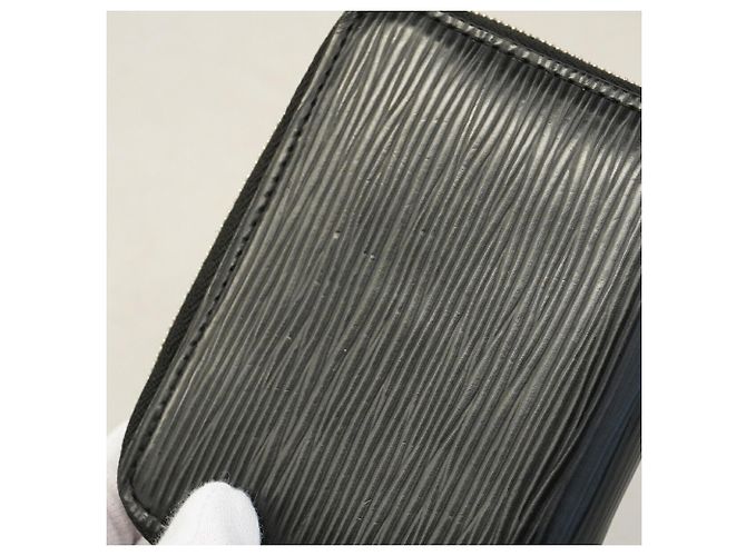 Louis Vuitton Epi Zippy Coin Purse Noir Negro - vista 8