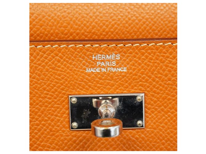Hermès Portafoglio Hermes Kelly Long in pelle Epsom D'oro - vista 5