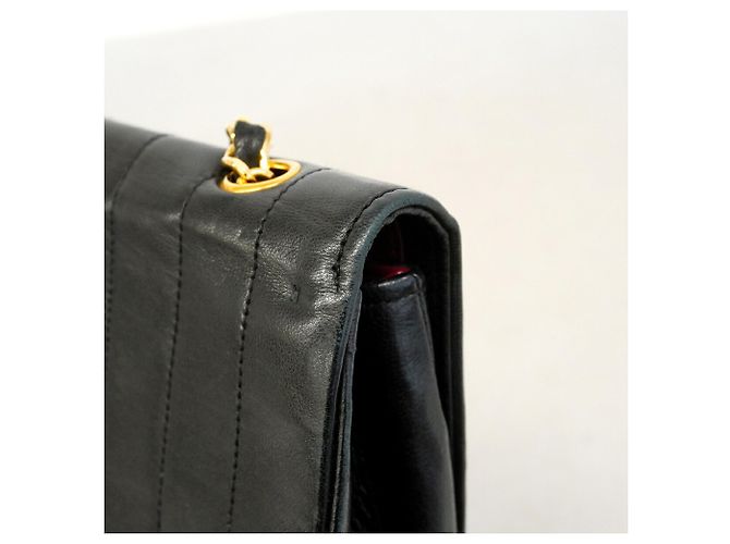 Borsa a tracolla con catena Chanel Mademoiselle Nero - vista 6