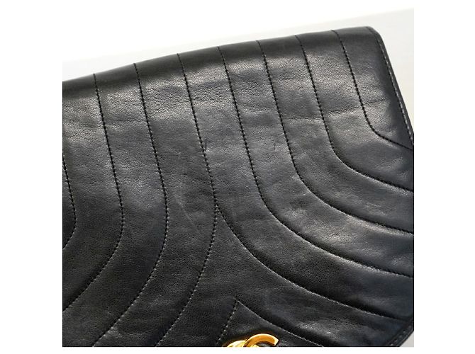 Borsa a tracolla con catena Chanel Mademoiselle Nero - vista 9